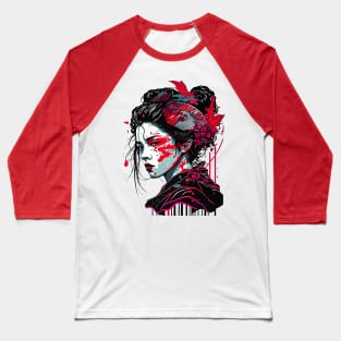 Japanese geisha Baseball T-Shirt